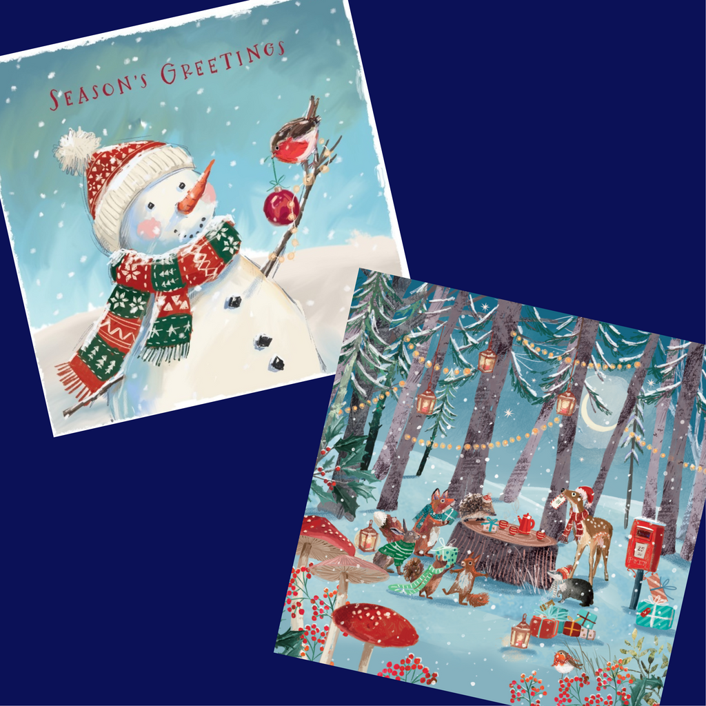 Jolly Snowman & Festive Tea Party (twin pack)