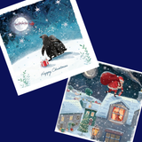 I Saw Santa & Santa's Been (twin pack)